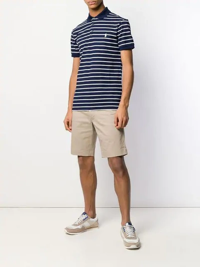 Shop Polo Ralph Lauren Striped Polo T In French Navy