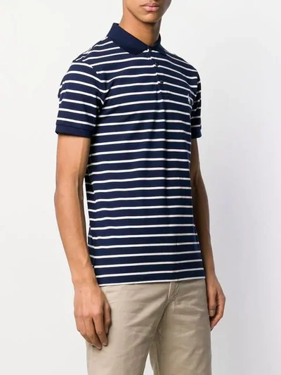 Shop Polo Ralph Lauren Striped Polo T In French Navy