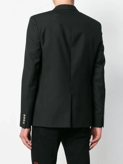 Shop Saint Laurent Slim Fit Suit Jacket In Black