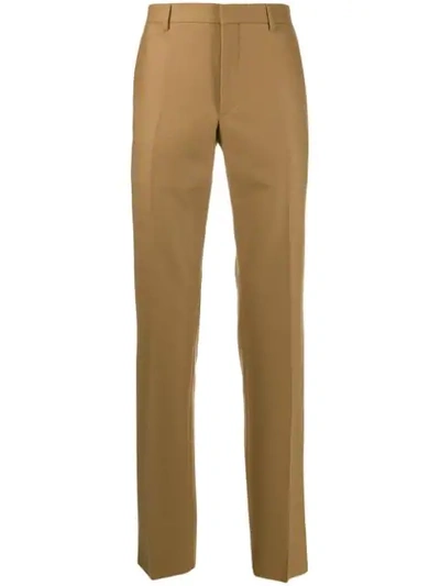 Shop Prada Classic Tailored Trousers In Neutrals