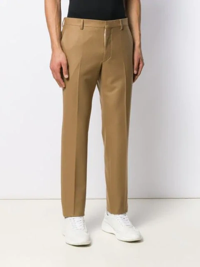 Shop Prada Classic Tailored Trousers In Neutrals