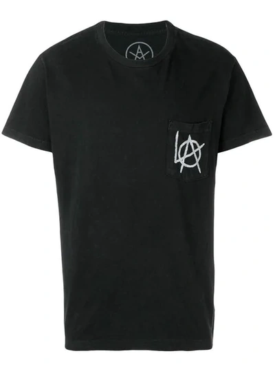 Shop Local Authority Logo Print T-shirt In Black