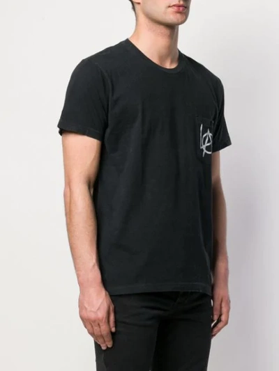 Shop Local Authority Logo Print T-shirt In Black