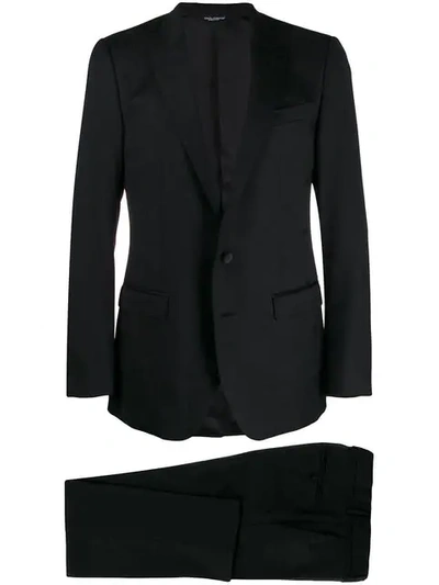 Shop Dolce & Gabbana Classic Dinner Suit In Black