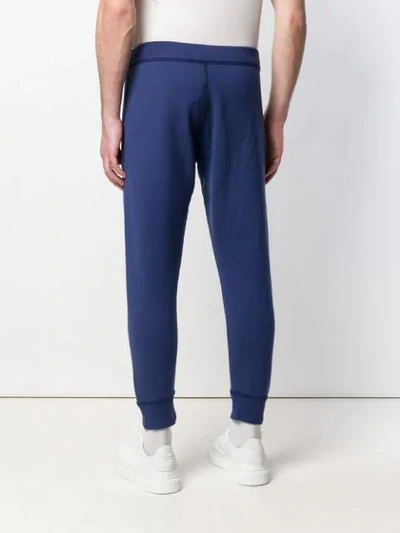 Shop Dsquared2 Icon Track Pants In Blue
