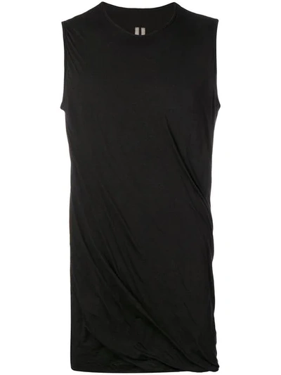 RICK OWENS DRKSHDW PLAIN TANK TOP - 黑色