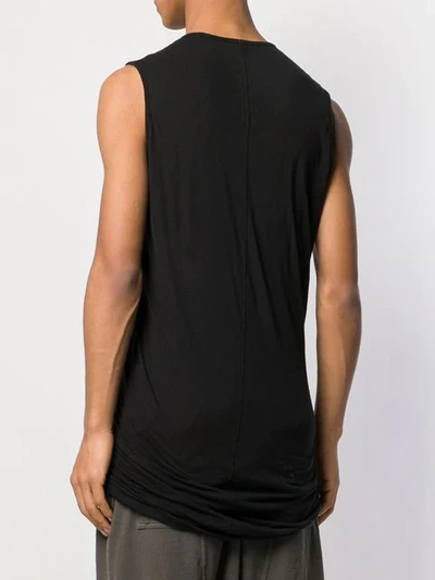 RICK OWENS DRKSHDW PLAIN TANK TOP - 黑色