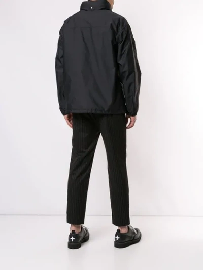 Shop Givenchy Zipped Windbreaker In Black