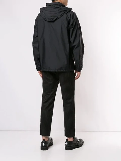 Shop Givenchy Zipped Windbreaker In Black