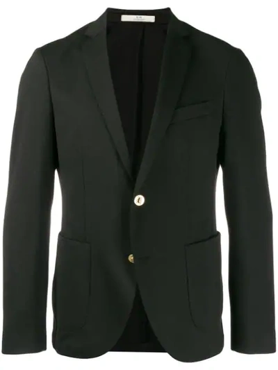 Shop Corneliani Two-buttons Blazer Jacket - Black