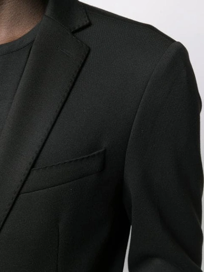 Shop Corneliani Two-buttons Blazer Jacket - Black