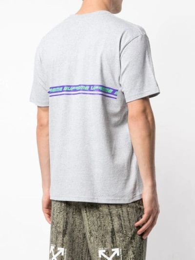 Shop Supreme Logo T-shirt In Grey