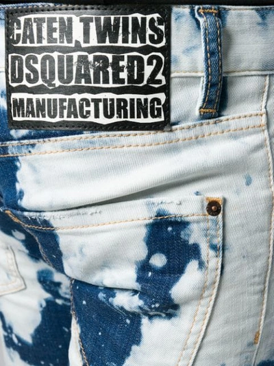 Shop Dsquared2 Clement Skinny Jeans In Blue