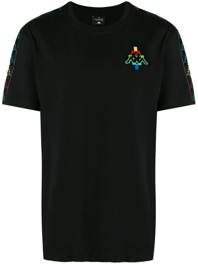 Marcelo Burlon County Of Milan Men's Kappa Multicolor-logo T-shirt In  Multi-coloured Kappa Logo Tape | ModeSens