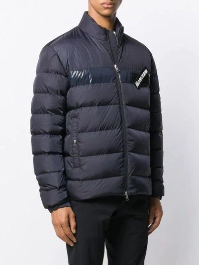 Shop Moncler Servieres Jacket In Blue