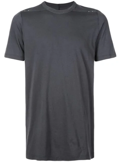 Shop Rick Owens Short Sleeved T-shirt In Grey