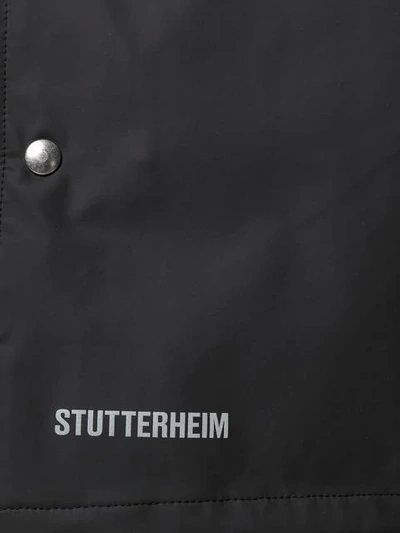 Shop Stutterheim Classic Rain Parka - Black