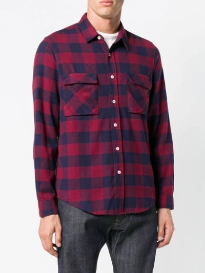 Shop President's Vespa Checked Shirt - Red