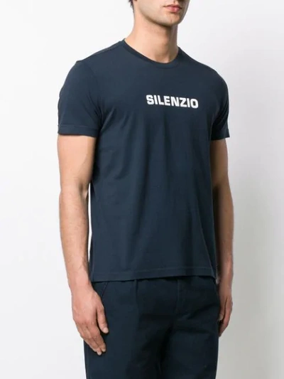 Shop Aspesi Silenzio T-shirt In Blue