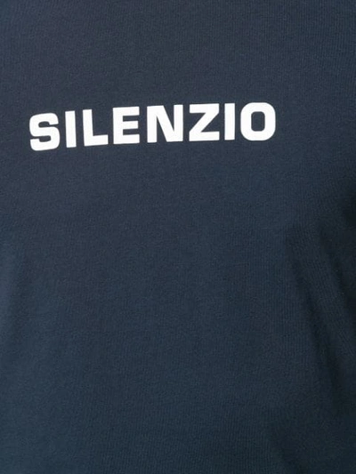 Shop Aspesi Silenzio T-shirt In Blue