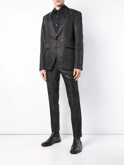 Shop Philipp Plein Classic Blazer In Black