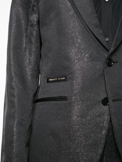 Shop Philipp Plein Classic Blazer In Black