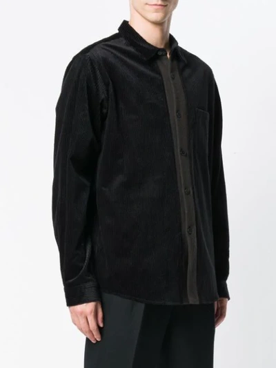 Shop Tomorrowland Corduroy Shirt - Black