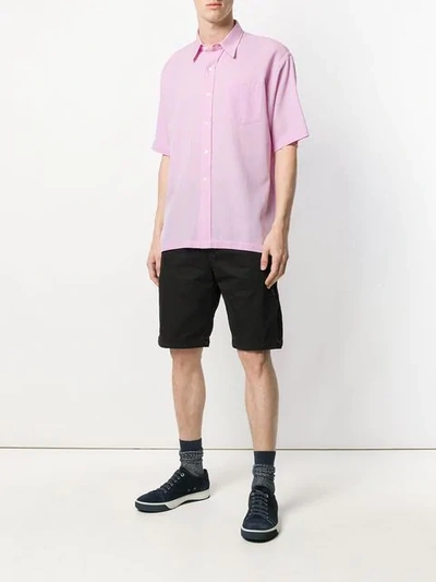 Shop Holland & Holland Shortsleeved Shirt In Pink