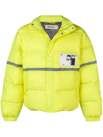 Shop Misbhv Reflective Jacket - Yellow