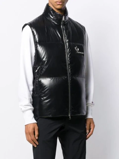Moncler Banker Slim-fit Quilted Shell Down Gilet In Black | ModeSens
