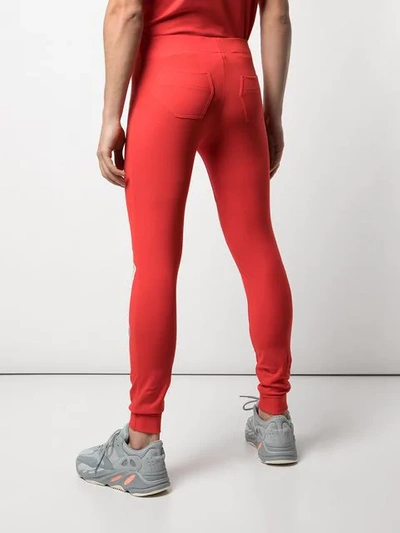 Shop Angus Chiang Multi Print Leggings In Red