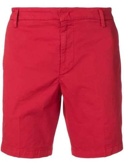 Shop Dondup Classic Chino Shorts In Red
