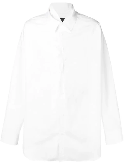 Shop Juunj Oversized Shirt In White