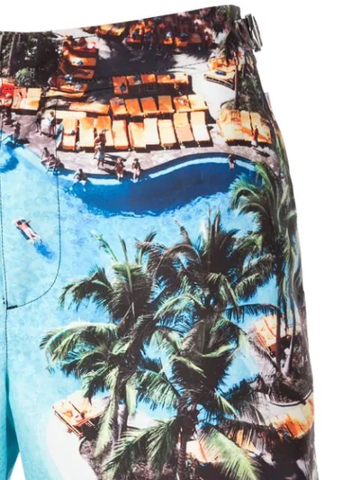 Shop Orlebar Brown Printed Swim Shorts In Multicolour