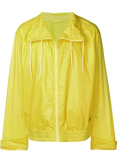 Shop Kenzo Oversized Rain Jacket In Yellow