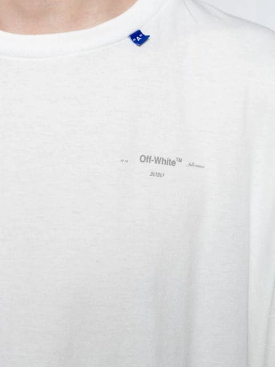 Shop Off-white Unfinished Short-sleeve Tee In White