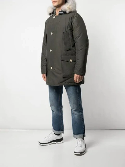 WOOLRICH ARCTIC PARKA COAT - 绿色