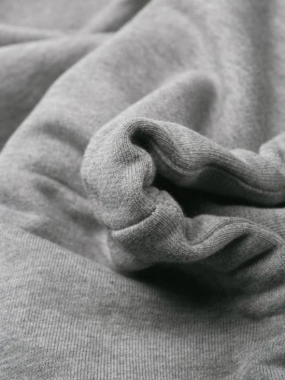 Shop Maison Margiela Baggy Hooded Sweatshirt In Grey