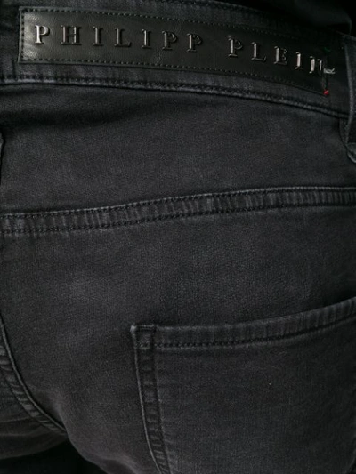 Shop Philipp Plein Classic Skinny Jeans - Black