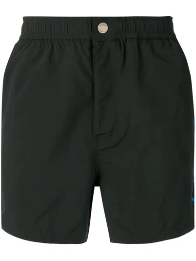 Shop Kenzo Classic Swim Shorts In Black