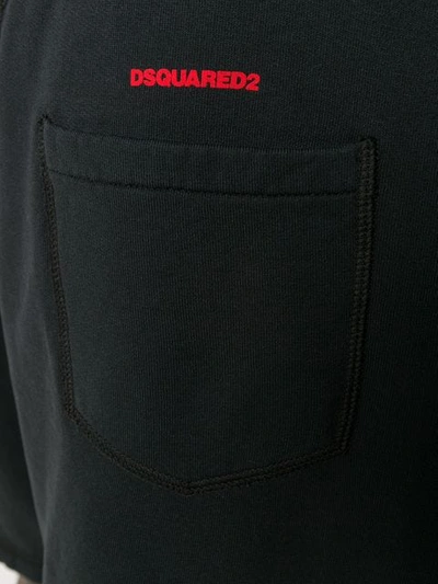 DSQUARED2 TRACK SHORTS - 黑色