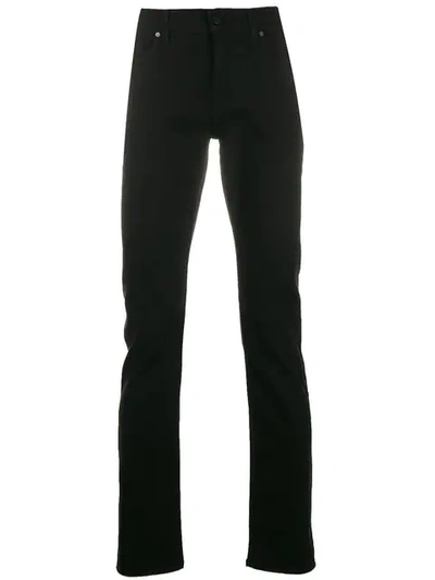 Shop 7 For All Mankind Ronnie Skinny Trousers In Black