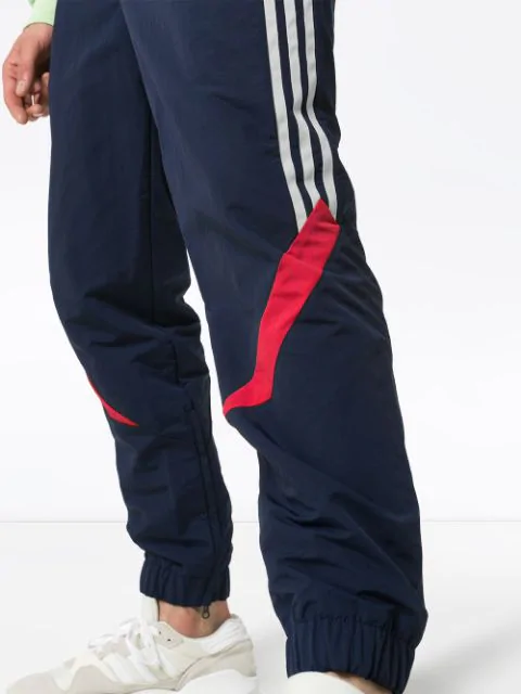adidas red stripe pants