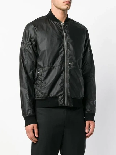 Shop Stone Island Shadow Project Poly-hide 2l Jacket In Black