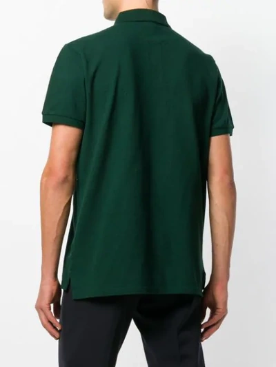 Shop Polo Ralph Lauren Logo Polo Shirt In Green