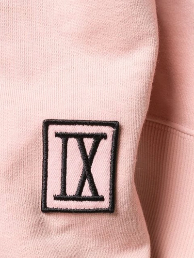 Shop Ami Alexandre Mattiussi Cotton-blend Hoodie In Pink