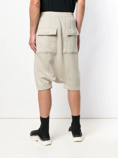 Shop Rick Owens Drkshdw Drop-crotch Shorts - Neutrals