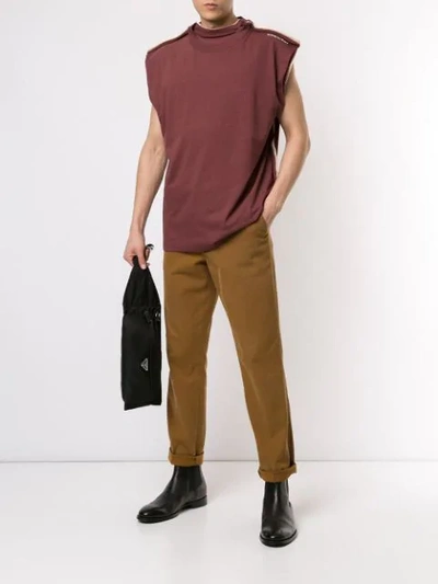 Shop Y/project Layered Tank Top - Brown