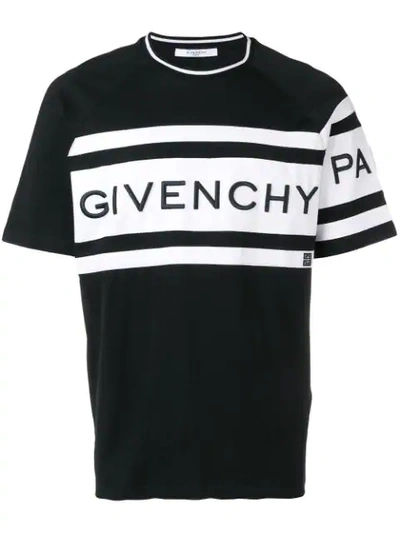 Shop Givenchy T-shirt Mit Logo-print In Black