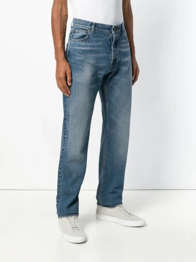 Shop Kent & Curwen Straight Cut Jeans In Blue